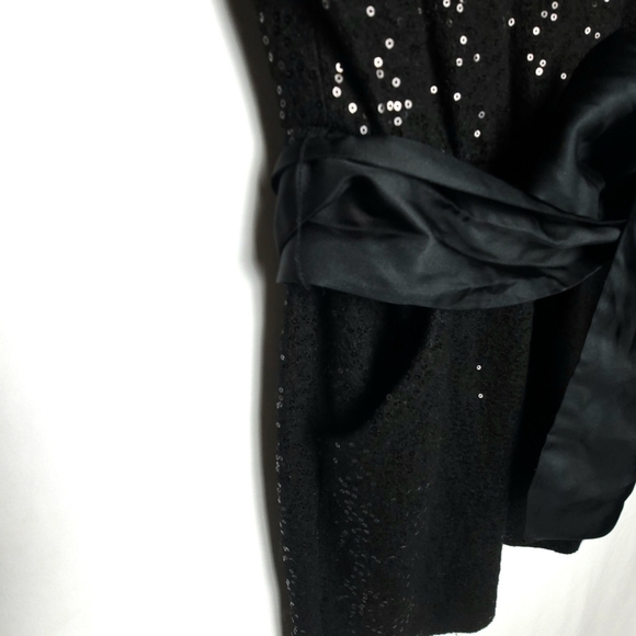 NWT BIRD By Juicy Couture ANYA Sequence Belted Pocketed Dress Sz P MSRP $498 - Picture 6 of 7